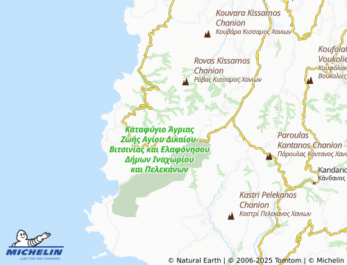 MICHELIN Felesiana map - ViaMichelin