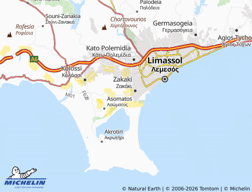 Mappa MICHELIN Tserkezoi - ViaMichelin