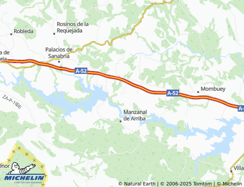 MICHELIN San Salvador de Palazuelo map - ViaMichelin