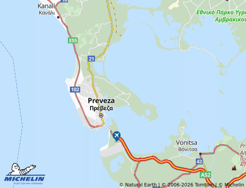 MICHELIN Neochori map - ViaMichelin