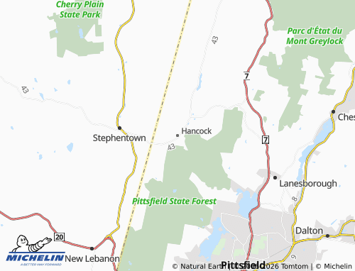Mapa MICHELIN Hancock - ViaMichelin