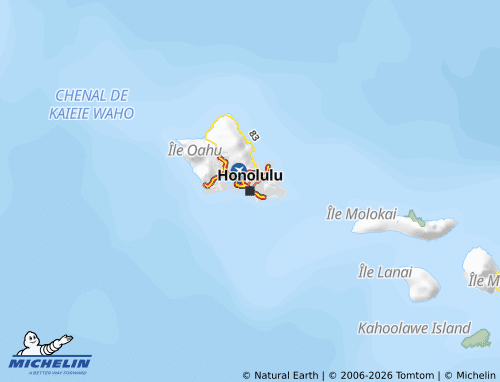 Mappa MICHELIN Hawaii - ViaMichelin