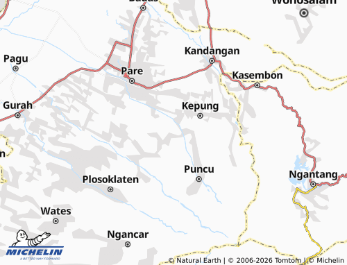 MICHELIN Wonorejo map - ViaMichelin