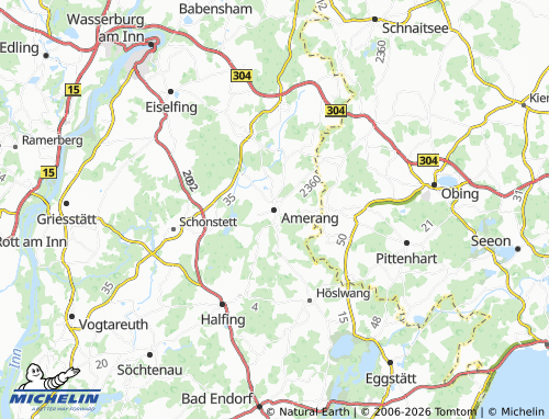 MICHELIN Amerang map - ViaMichelin