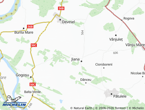 Mappa MICHELIN Jiana Mare - ViaMichelin