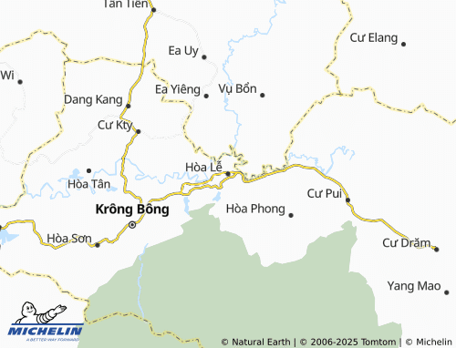 MICHELIN Hòa Lễ map - ViaMichelin