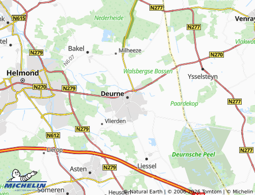 MICHELIN Deurne map - ViaMichelin