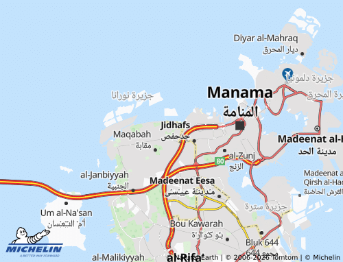 MICHELIN Karranah map - ViaMichelin