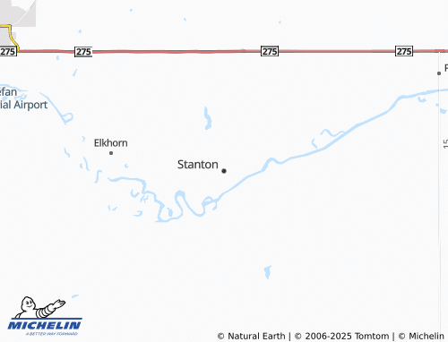 MICHELIN Stanton map - ViaMichelin