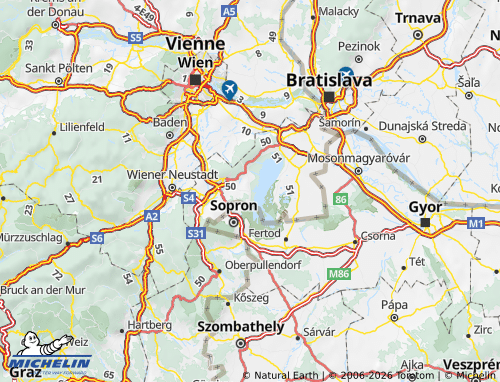 Mappa MICHELIN Rust (Stadt) - ViaMichelin