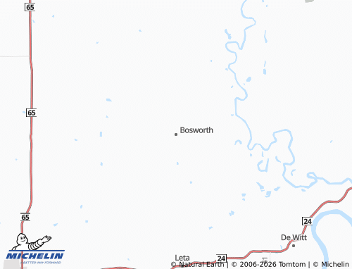 Mapa MICHELIN Bosworth - ViaMichelin