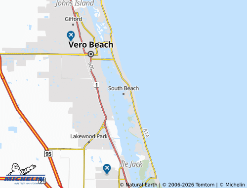 Mapa MICHELIN South Beach - ViaMichelin