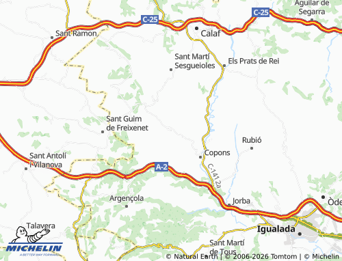 Carte MICHELIN Veciana - ViaMichelin