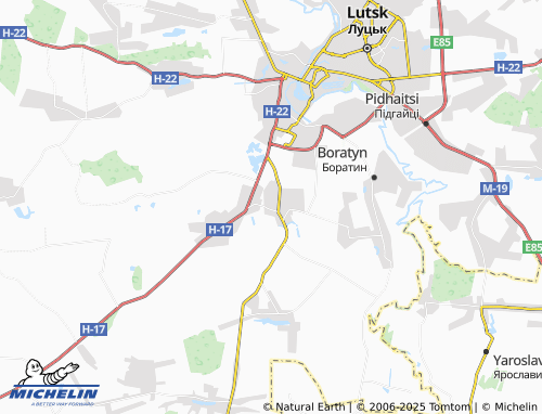 MICHELIN-Landkarte Polonka - ViaMichelin