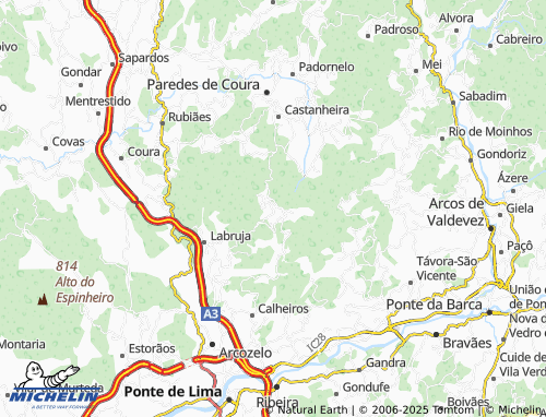 Carte MICHELIN Casal do Pedro - ViaMichelin