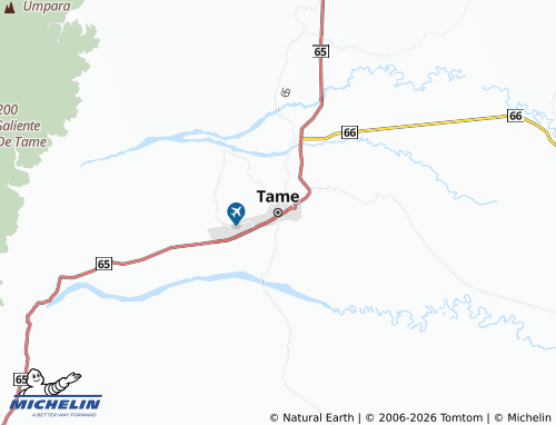 Mapa MICHELIN Tame - ViaMichelin