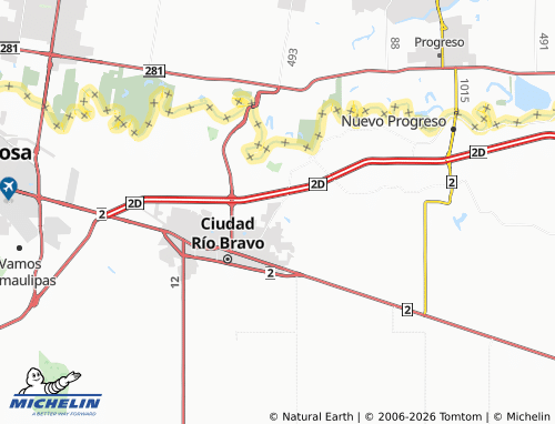 MICHELIN Margaritas map - ViaMichelin