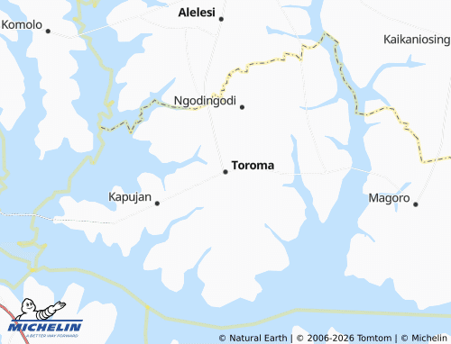 MICHELIN-Landkarte Toroma - ViaMichelin