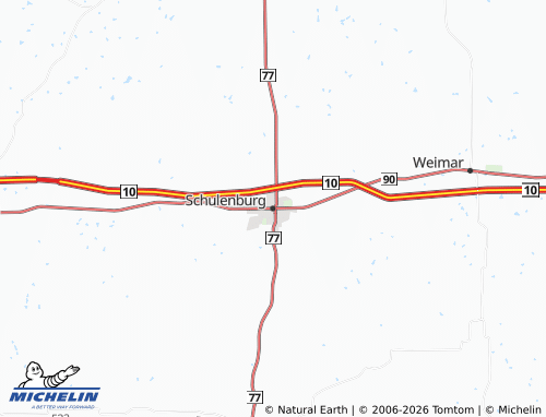 Mapa MICHELIN Schulenburg - ViaMichelin