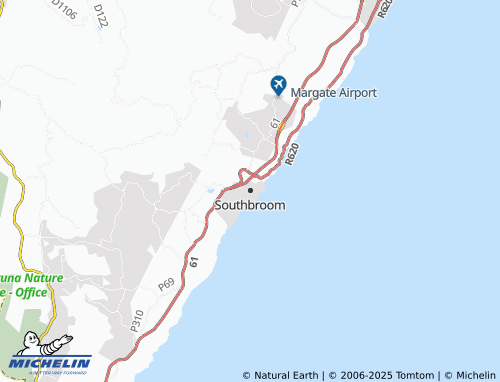 MICHELIN Southbroom map - ViaMichelin