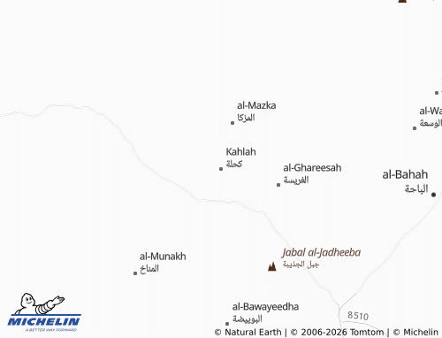 MICHELIN-Landkarte Kahlah - ViaMichelin