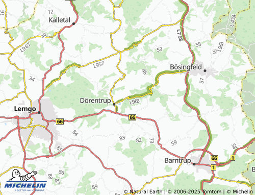 MICHELIN Schwelentrup map - ViaMichelin