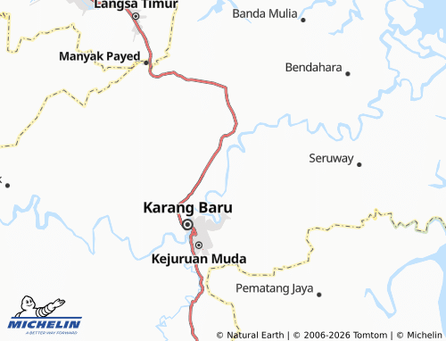 MICHELIN Rantau Panjang map - ViaMichelin