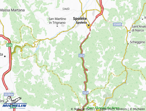 MICHELIN Pompagnano map - ViaMichelin