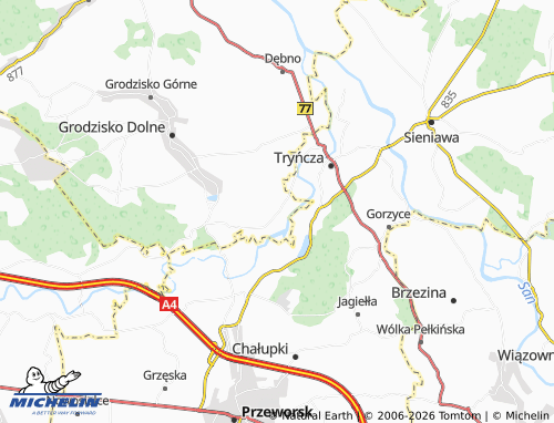 MICHELIN Chodaczów map - ViaMichelin