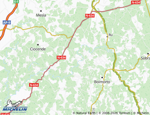 MICHELIN-Landkarte Boado (Santiago) - ViaMichelin