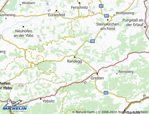 MICHELIN-Landkarte Randegg - ViaMichelin