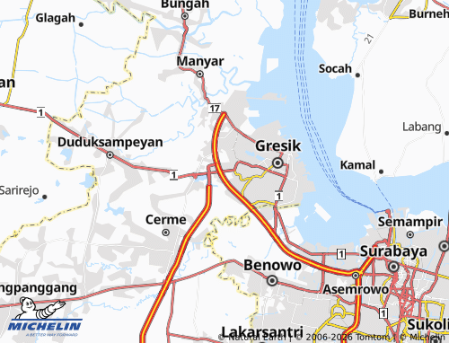 MICHELIN Kembangan map - ViaMichelin