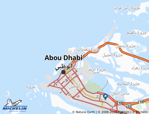 MICHELIN Zayed Port map - ViaMichelin