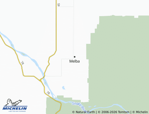 Carte MICHELIN Melba - ViaMichelin
