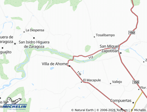 MICHELIN Cohuibampo map - ViaMichelin