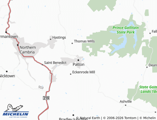 Mappa MICHELIN Patton - ViaMichelin