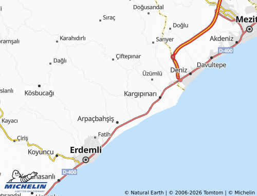 MICHELIN Tömük map - ViaMichelin