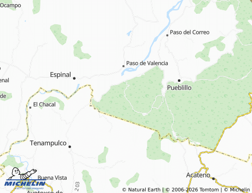 MICHELIN Pabanco map - ViaMichelin