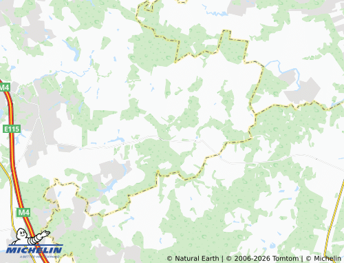 Carte MICHELIN Vostets SNT - ViaMichelin