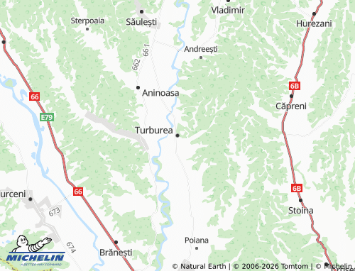 Mappa MICHELIN Turburea - ViaMichelin