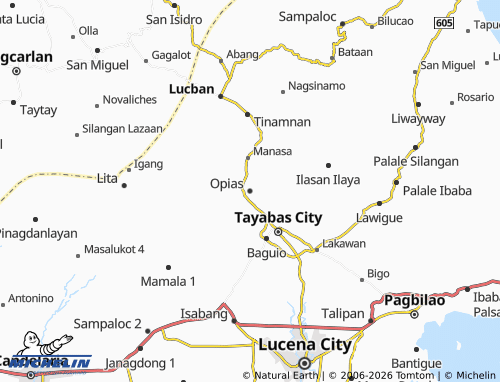 MICHELIN Opias map - ViaMichelin