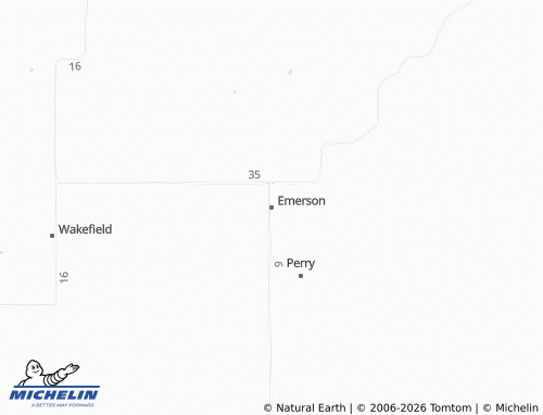 Mappa MICHELIN Emerson - ViaMichelin