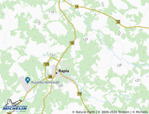 MICHELIN Ridaküla map - ViaMichelin