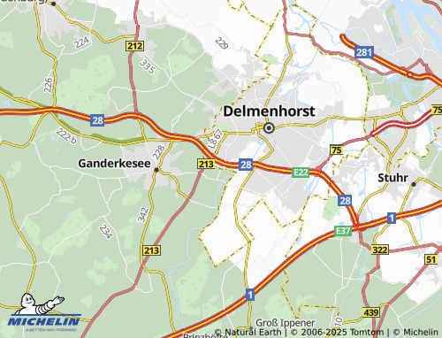 MICHELIN Schillbrok map - ViaMichelin