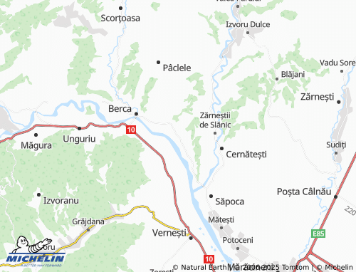 MICHELIN Pleșcoi map - ViaMichelin