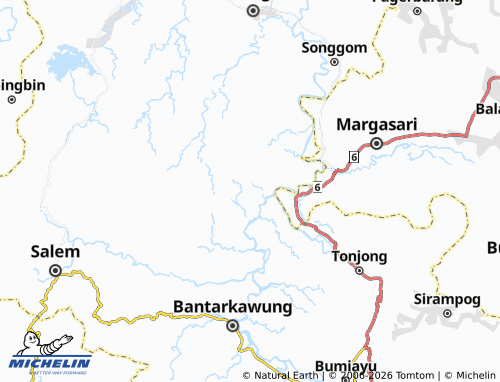 MICHELIN Kebandungan map - ViaMichelin