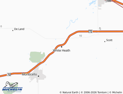 Mappa MICHELIN White Heath - ViaMichelin