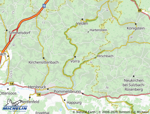 Mapa MICHELIN Vorra - ViaMichelin