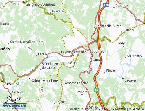 MICHELIN-Landkarte Les Galinottes - ViaMichelin