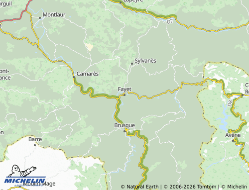 Mapa MICHELIN Fayet - ViaMichelin
